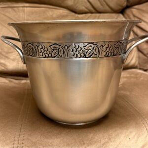 Pottery Barn Silver Ice Bucket